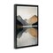 Stupell Industries Terracotta Reflection Mountain Range Floating Frame, design by Petal Prints Design